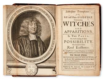 GLANVILL, JOSEPH. Saducismus Triumphatus; or, Full and Plain Evidence concerning Witches and Apparitions. 1682